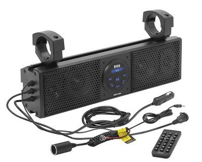 מערכת ל RZR וטרקטורונים 4 רמקולים כולל מגבר מובנה BOSS