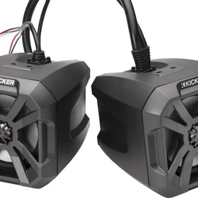 זוג רמקולים כולל מגבר לטרקטורונים – Kicker 48BTCAN65