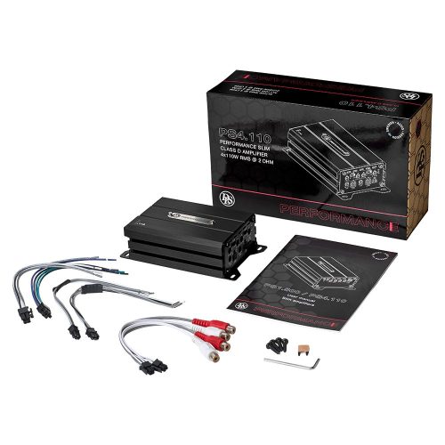 מגבר 4 ערוצים DLS Performance Slim PS4.110 | 4x110W | מגבר קומפקטי בגודל סמארטפון