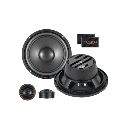 סט קומפוננט 6.5 אינץ' Musway MC6.2C – תצורה 2-Way בעוצמה חזקה 100W RMS